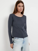 Лонгслив Базовый Мокрый асфальт