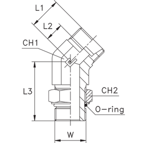 Штуцер FRA45 DS12 UNF 3/4 (корпус)