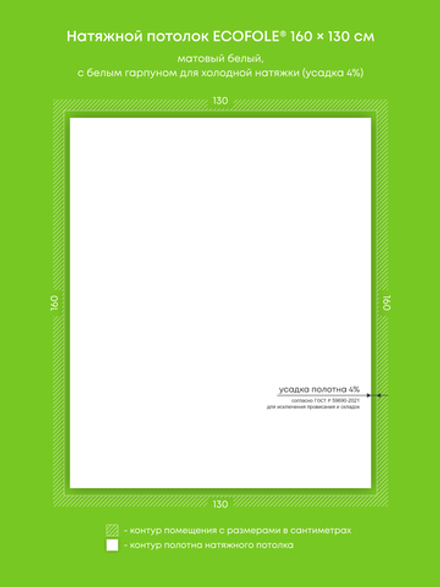 Натяжные потолки 2.1 м2, 1.1 м2