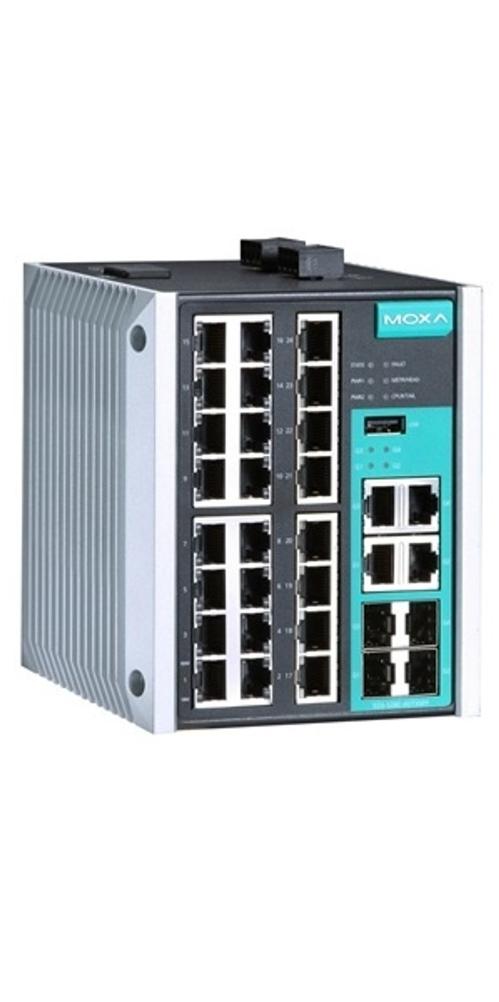 Коммутатор MOXA EDS-528E-4GTXSFP-LV