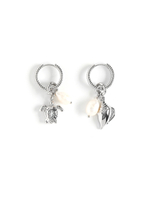 Серьги "Pearl Sink Turtle" Silver