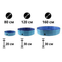 Бассейн для собак Flamingo