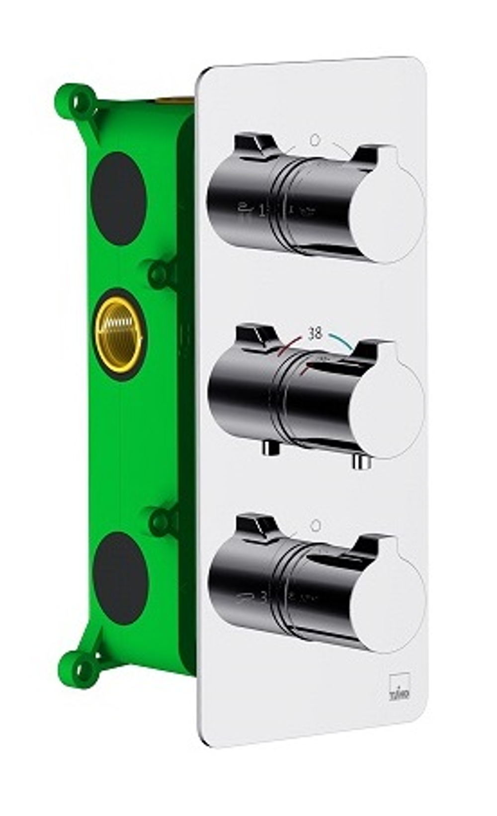 Душевая система встроенная с термостатом Petruma SX-5149/00SM Хром