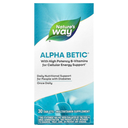 Nature's Way, Alpha Betic®, мультивитамины, 30 таблеток