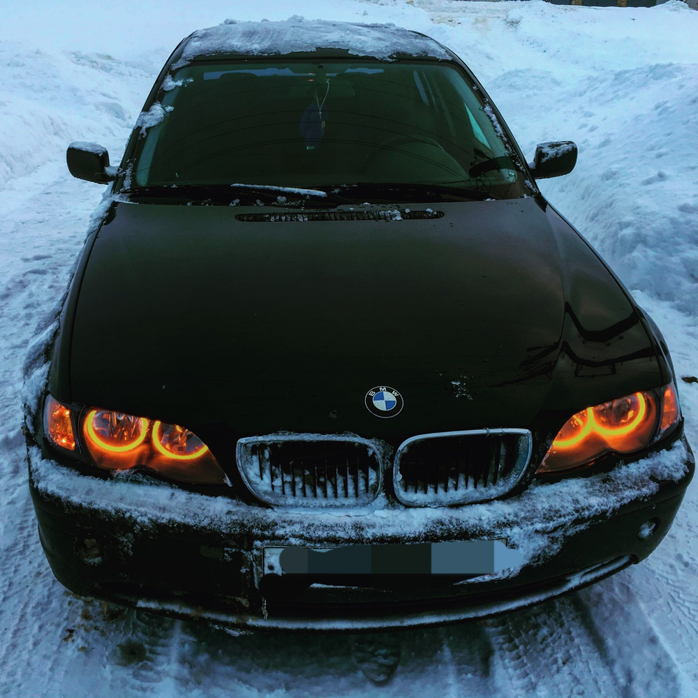 Ангельские глазки BMW 5 E 39 , E 36 , E 46 , E 38 ( Янтарные )