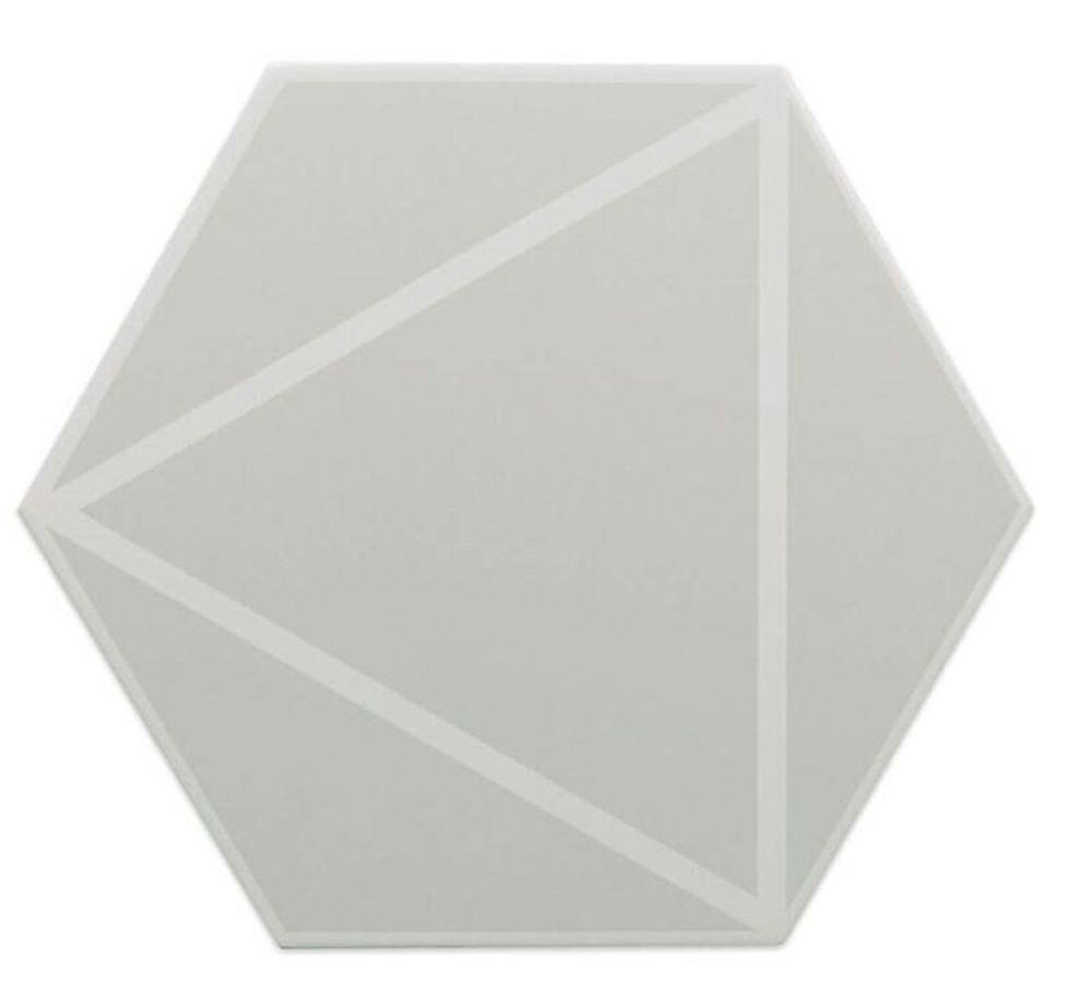 DNA Tiles Fancy Lines Grey 20x23