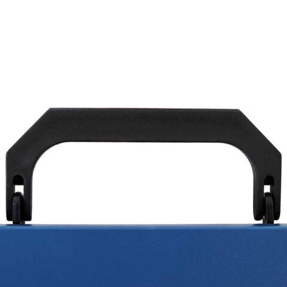 Портфель пластиковый STAFF А4 (330х235х36 мм), 13 отделений, индексные ярлыки, синий, 229244