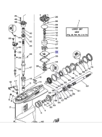 Пластина помпы охлаждения металлическая 6G54432300