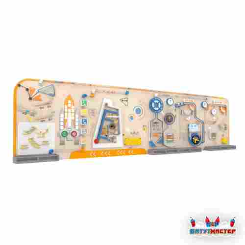 Интерактивная стена в доу «Мастерская изобретений», 7,5×2,3×0,4 м