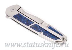 Нож TRILOBIT Blue CF FLIPPER Лопатин Игорьфотография - 9