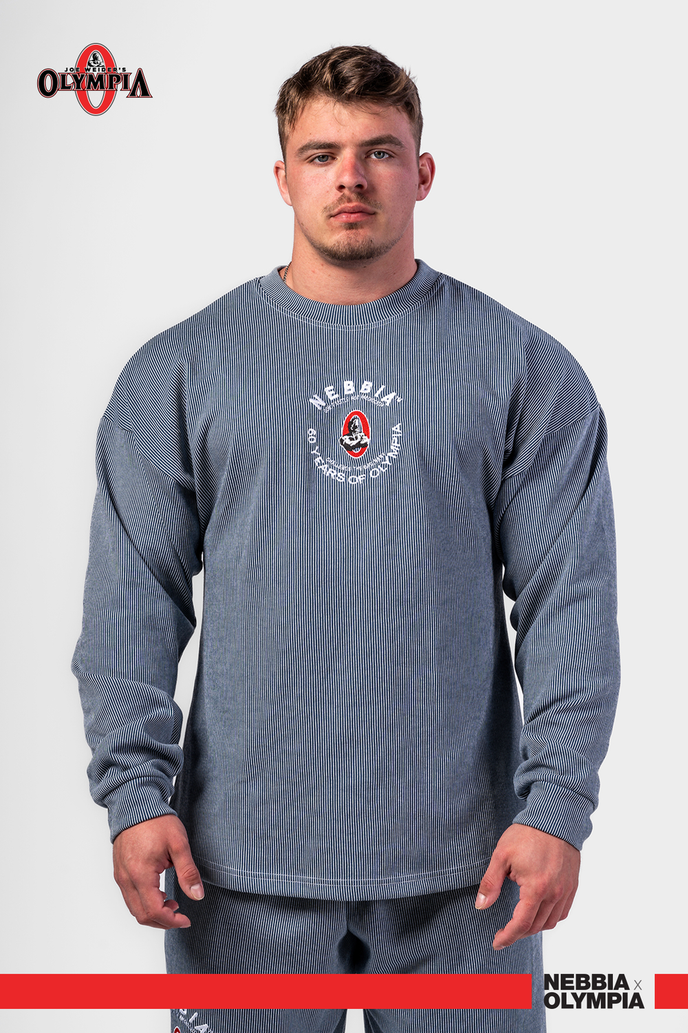 Свитшот Oversized Pullover SIGNATURE 797 Синий