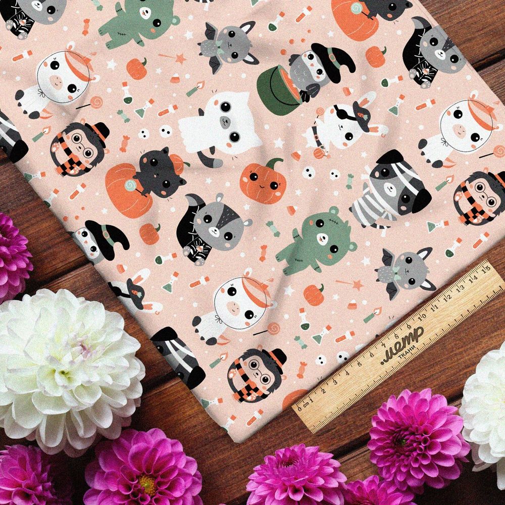 Ткань поплин детские страшилки