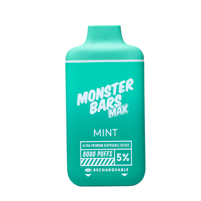 Одноразовый Pod Monster Bars MAX - Mint (6000 затяжек)