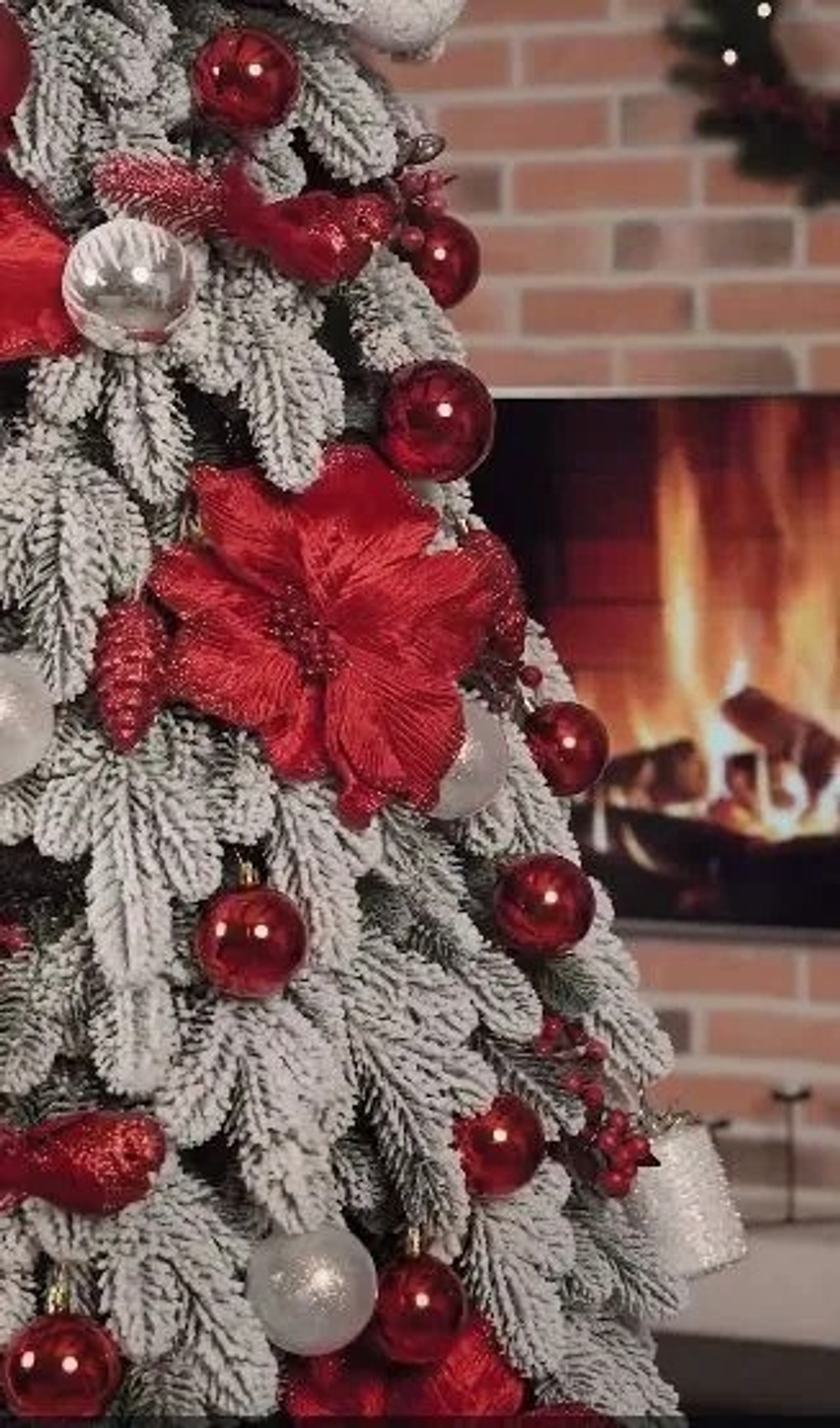 Ель Искусственная Царь елка Афродита флок 240 см