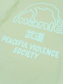 Футболка MANTO SOCIETY 25 лаймовая