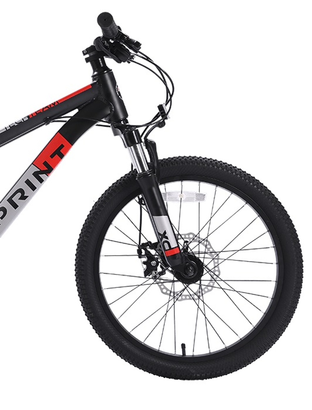 Велосипед TechTeam Sprint 20"х11 чёрный (чёрно-красный)
