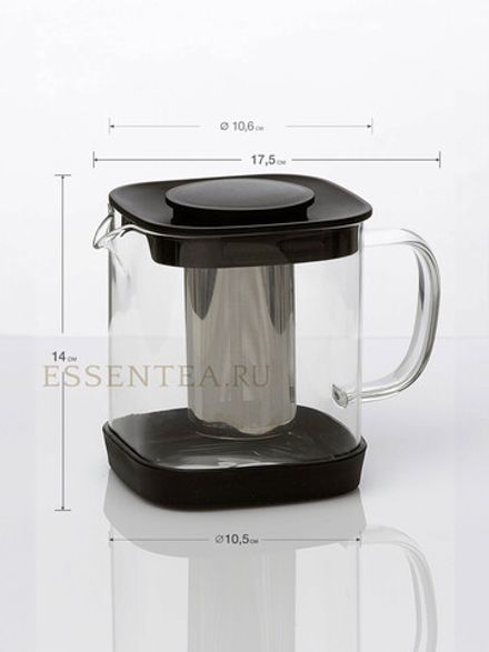 Чайник стеклянный "Лердам" с колбой 1000 мл