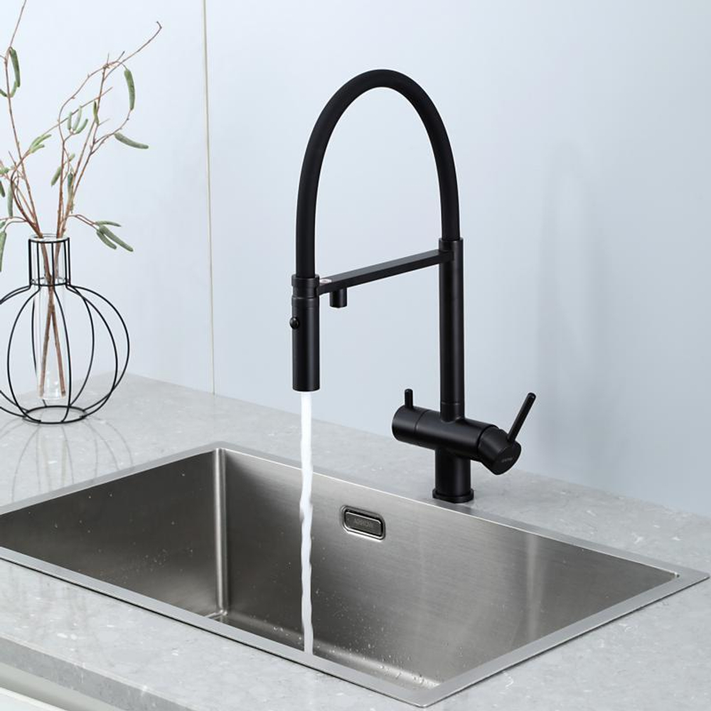 Смеситель для кухни с гибким изливом Gappo G4397-86