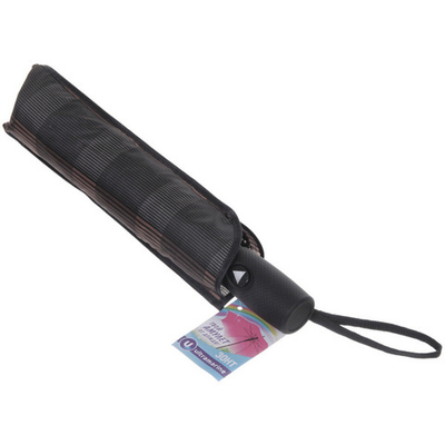 Зонт мужской полуавтомат «ESTET» 8 спиц, d-95см, длина в слож. виде 40см коричневый