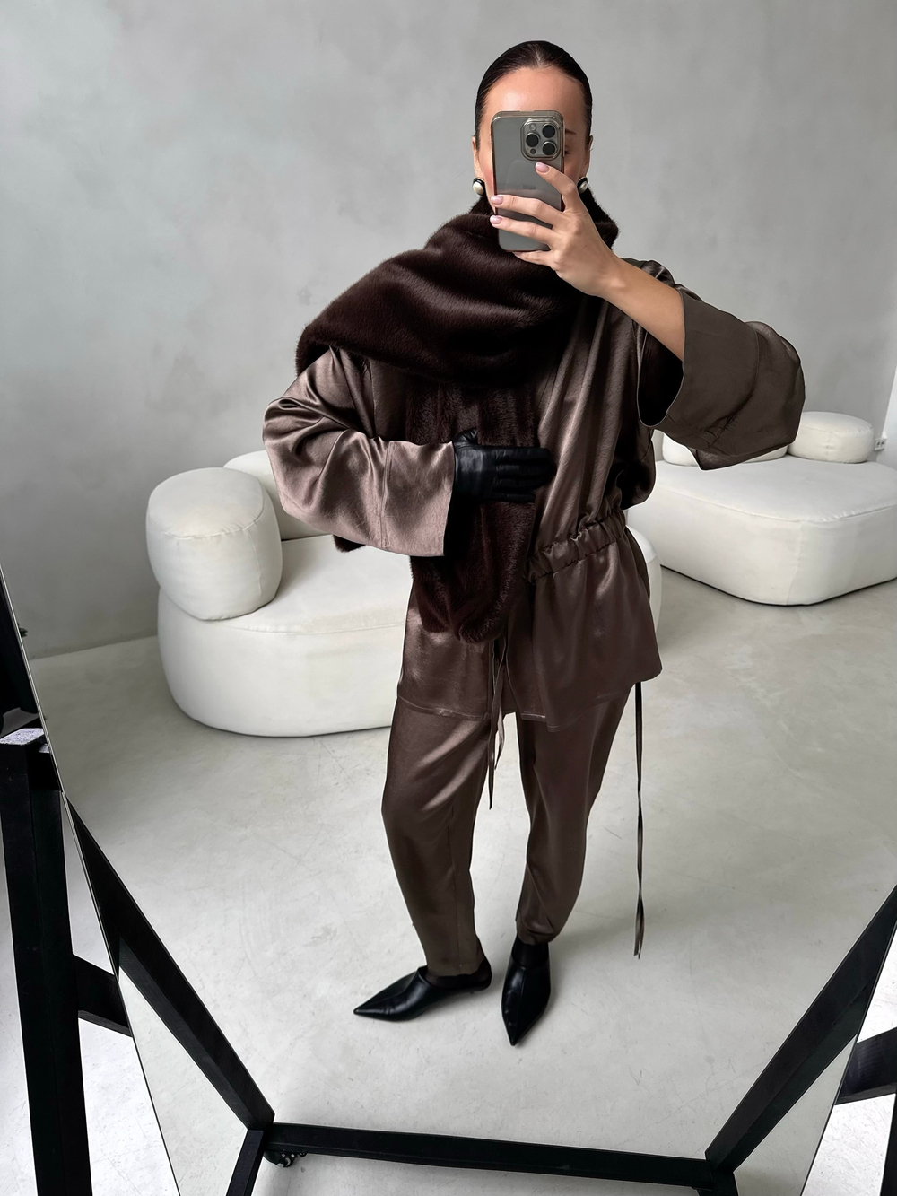 Аладдины Ацетат (кофейный хаки)