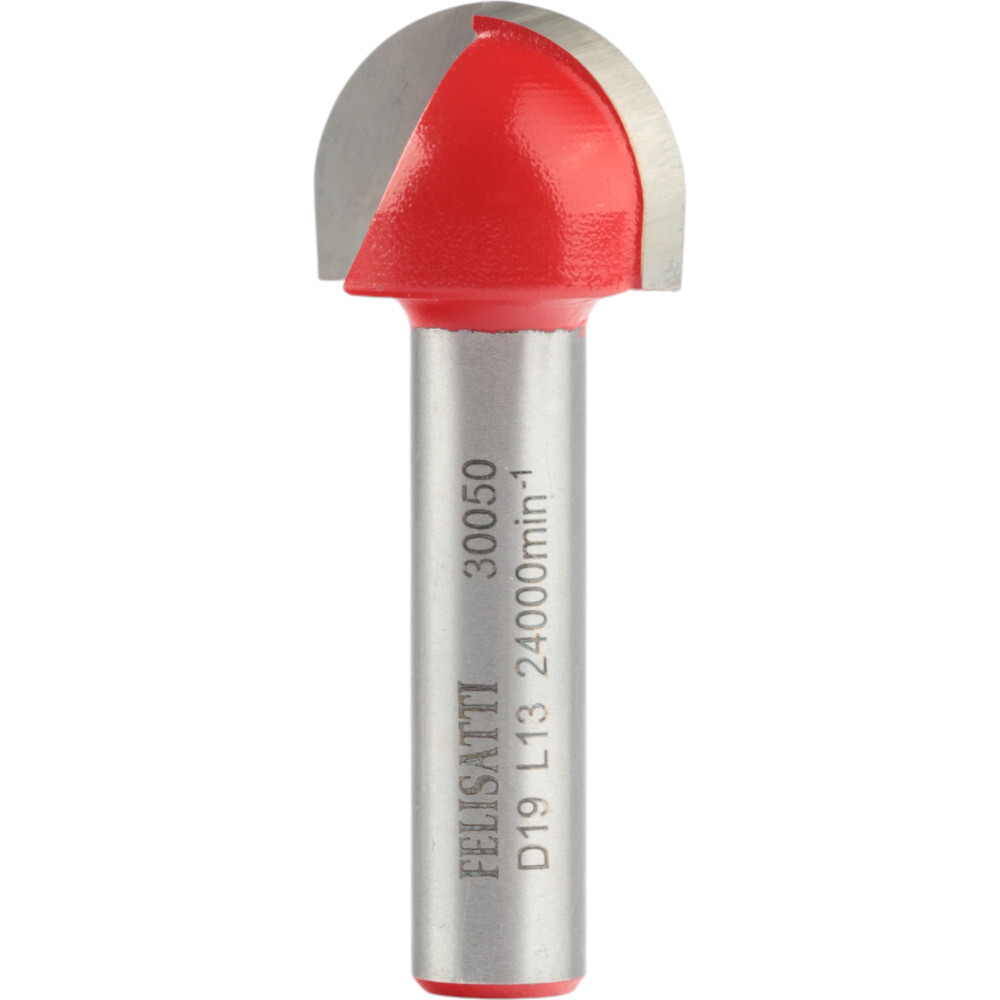 Фреза пазовая гальтельная FELISATTI 19х13мм R9.5 хвостовик 8мм   30050