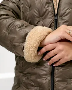 Куртка с мехом УК-4431-1 Фабрика Моды