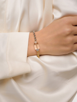 Браслет "Glass barrel" Bicolor