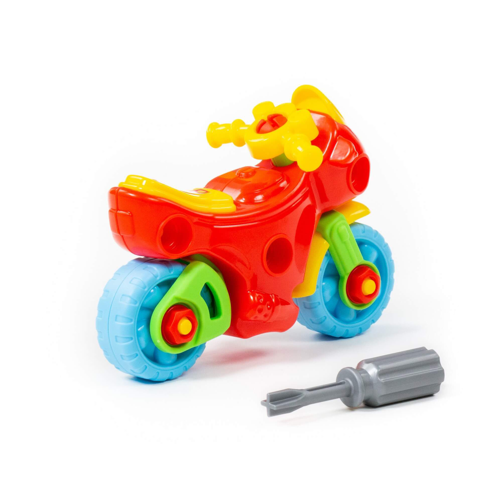 78209/Серия конструкторов Самоделкин - Конструктор-транспорт Мотоцикл (25 эл) (в пакете)/5