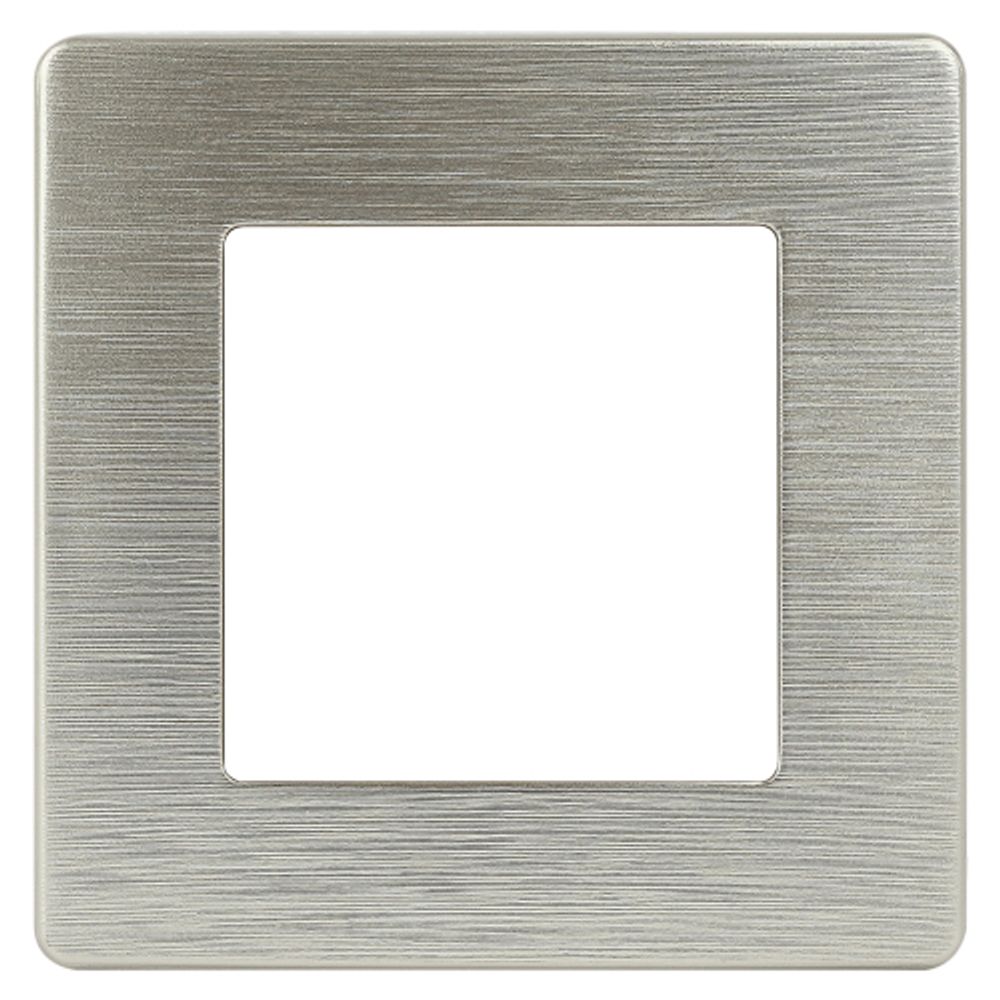 Рамка для розеток и выключателей ЭРА Серия 12 12-5101-04 на 1 пост, Сатин, шампань