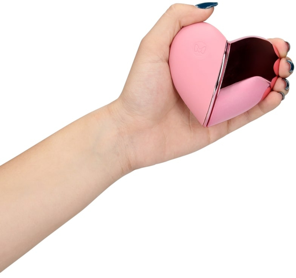 Tapping Heart Vibrator - Вибратор-сердце с функцией пульсации
