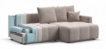 Диван Угловой Босс Тренд (Велюр Монолит латте)