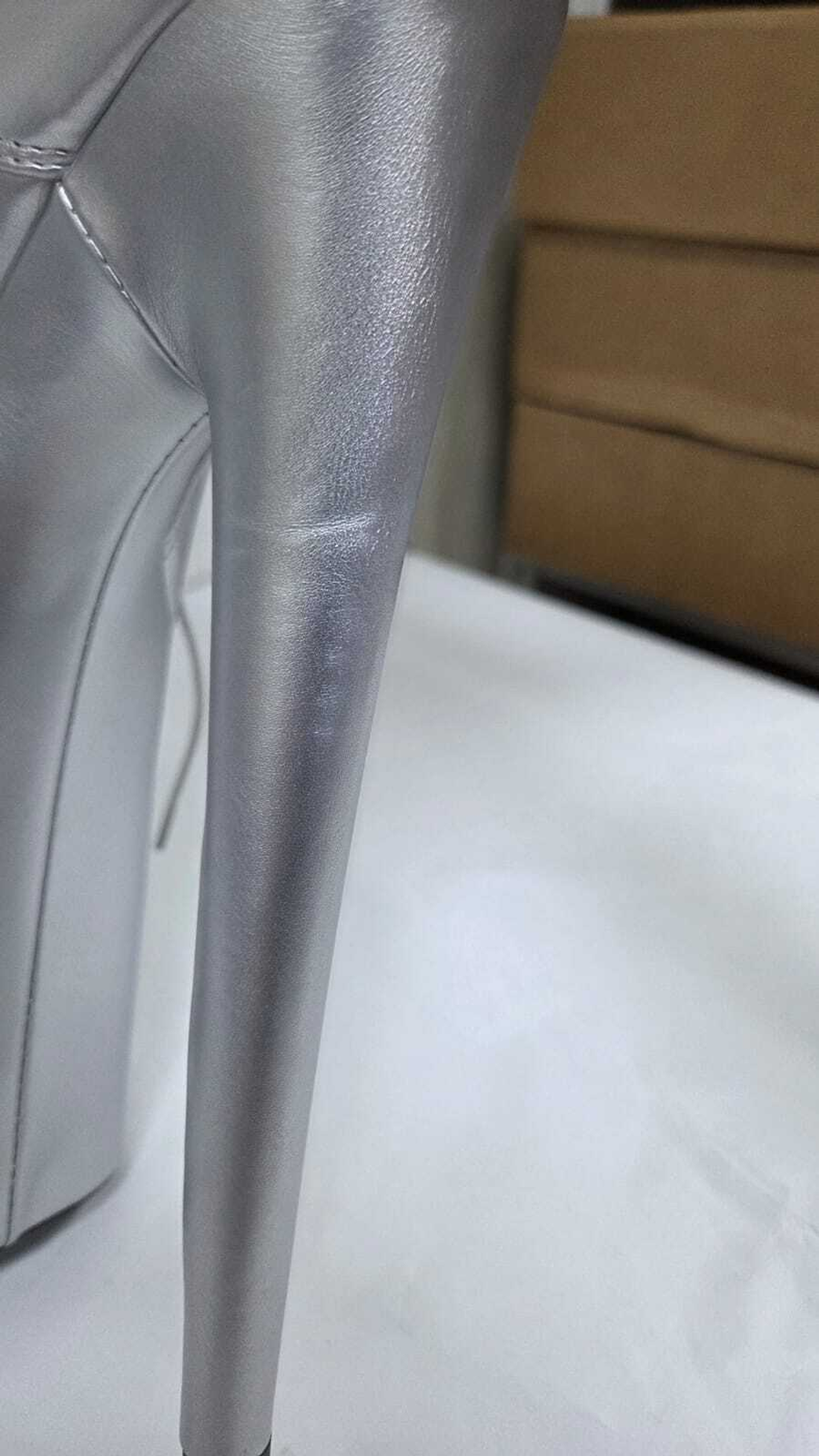 KIKO. Ботильоны четверки. PU. Открытые - SHDB-015-4-PU-sil-sale37_034