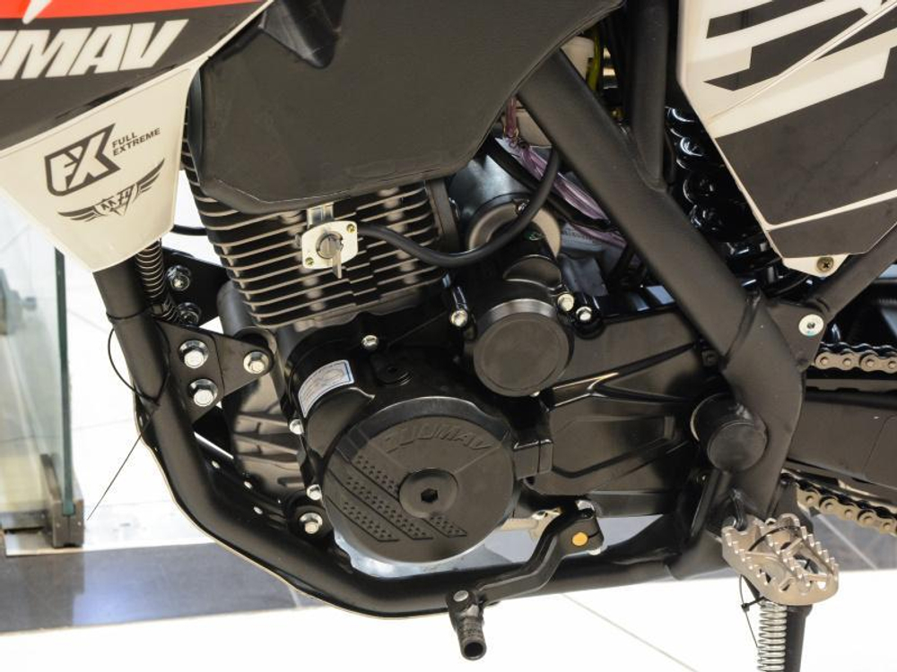 Мотоцикл кроссовый Zuumav FX CR300P 300CC White-Red 21/18