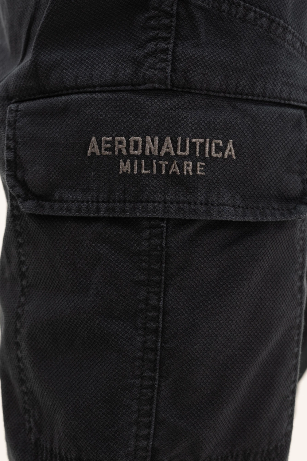 Брюки карго муж. AERONAUTICA 1561 черный