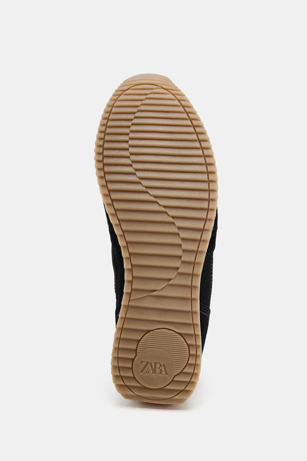 ZARA КОНТРАСТНЫЕ БЕГОВЫЕ КРОССОВКИ, ЧЕРНЫЙ