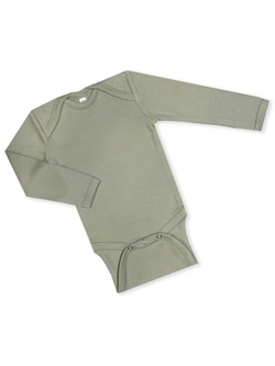 Боди длинный рукав Шалфей