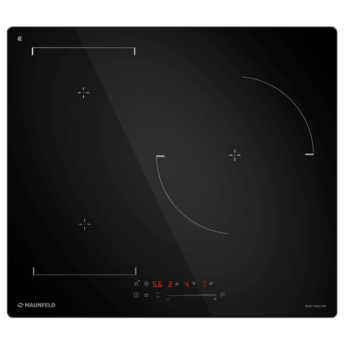 Индукционная варочная панель с объединением зон Bridge Induction MAUNFELD CVI593SBBK