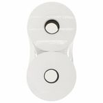 Чековая лента ТЕРМОБУМАГА, 80 мм (диаметр 100 мм, длина 112 м, втулка 26 мм), слой наружу, КОМПЛЕКТ 2 шт., BRAUBERG, 110882