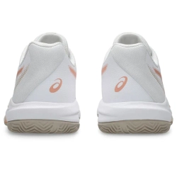 Женские Кроссовки теннисные Asics Gel-Dedicate 9 Clay - white/cantaloupe