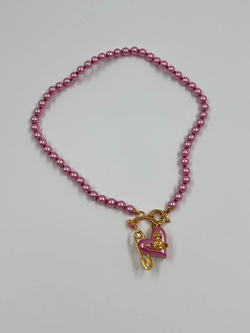 Колье розовое Vivienne Westwood