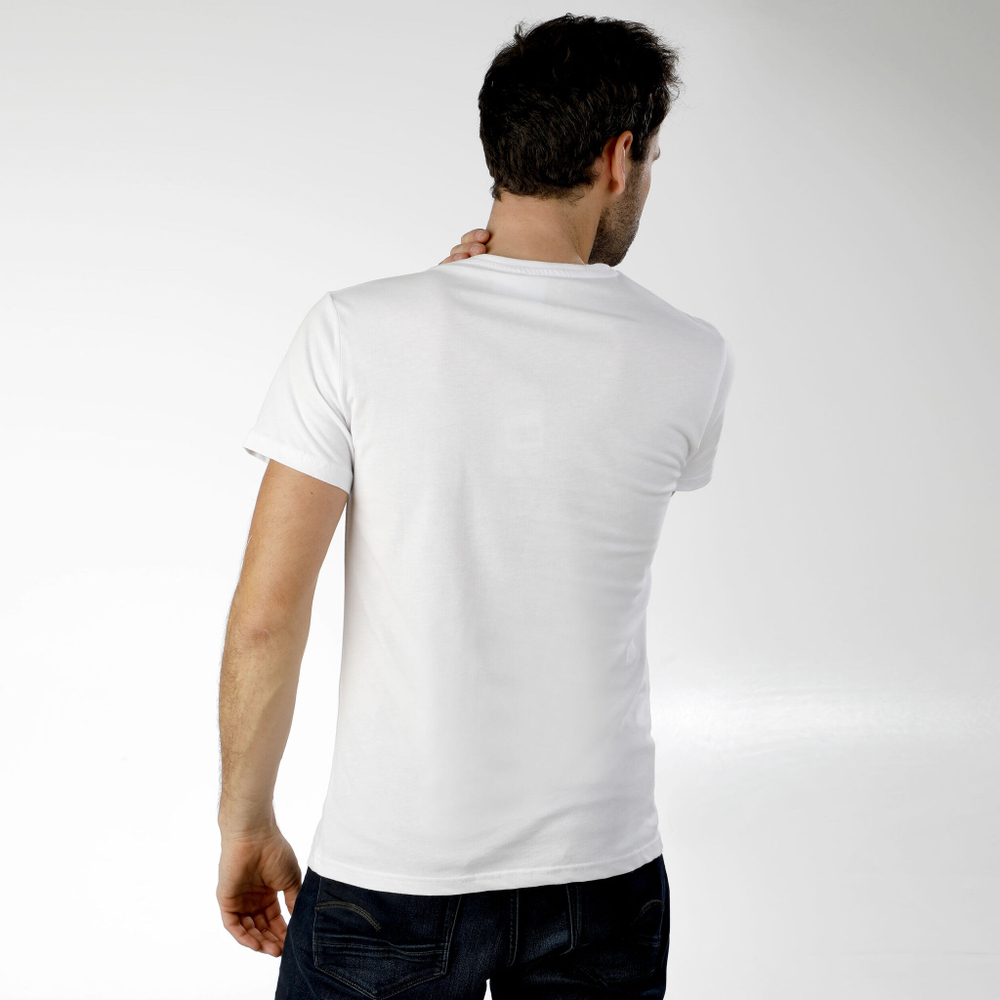 Мужское теннисное поло Quiet Please London Calling T-Shirt Men - White, Multicoloured