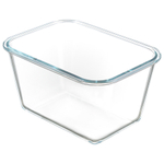 Контейнер для запекания и хранения прямоугольный eco store с крышкой из бамбука, 2,5 л