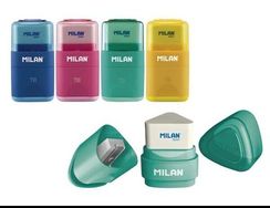 Pozan və qələmyonan \ Ластик-точилка TRI ERASER+SHARPENER