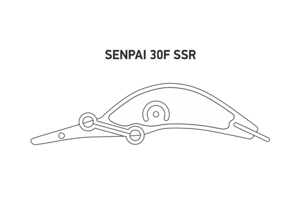 Воблер LureMax SENPAI 30F SSR-107 1,8 г.