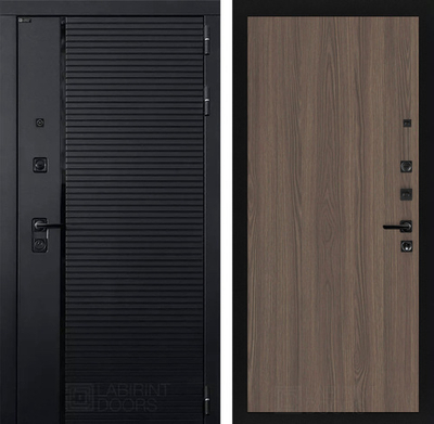 Входная дверь Лабиринт ПИАНО - 05 Ясень Темный