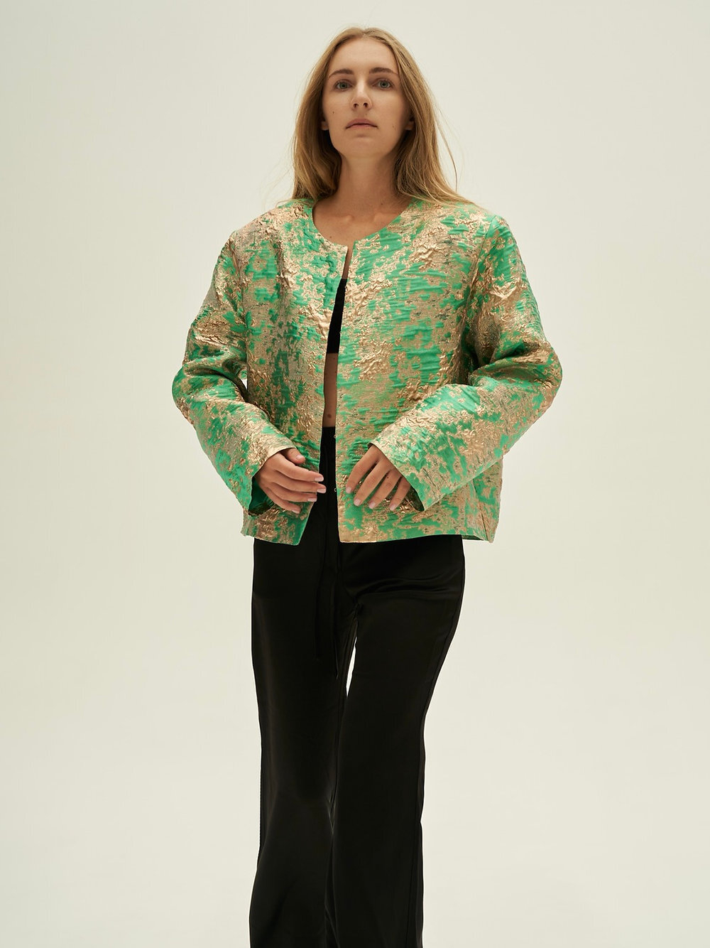 Oriental green jacket - Abituworld