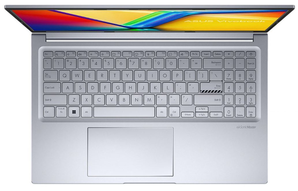 Ноутбук  ASUS Vivobook 15X OLED K3504VA-MA556 15.6 ", Core i7, 16 Гб RAM, 1 Тб SSD, Iris Xe Graphics, Серебристый
