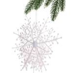 Украшение новогоднее «Снежинки ажурные» d32*d24*d16 см