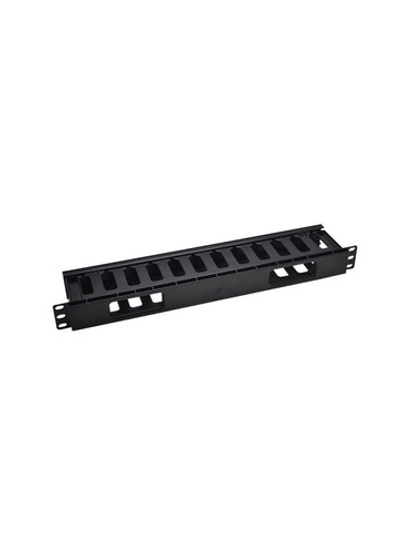 Органайзер кабельный 19дюйм 1U с крышкой TOKOV ELECTRIC TKE-CM-1U-PC