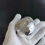 Ёлочная игрушка "курочка", стекло, ручная роспись, 11.5 см, винтаж СССР 1960-1980 гг